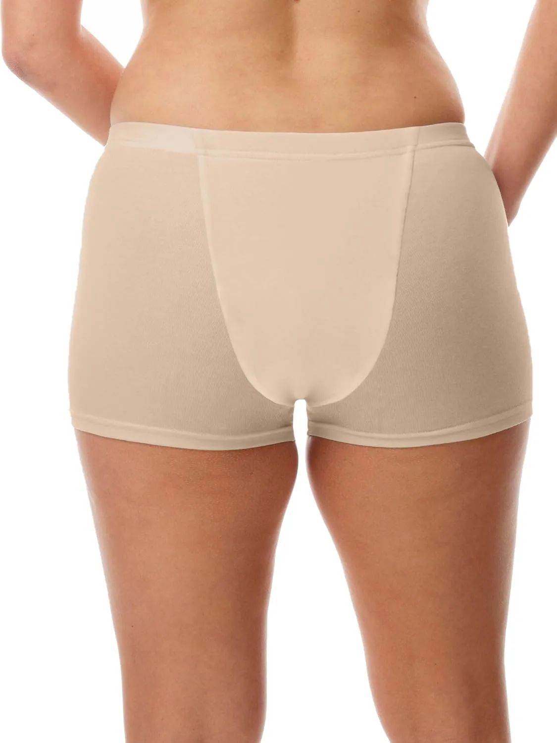 Vulvar Varicosity and Prolapse Support Boy-Leg Brief with Groin Compression Bands - 523