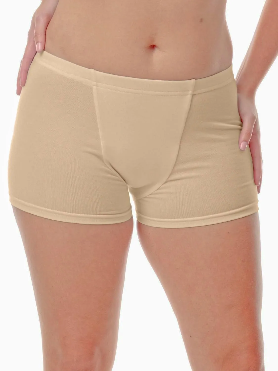 Vulvar Varicosity and Prolapse Support Boy-Leg Brief with Groin Compression Bands - 523