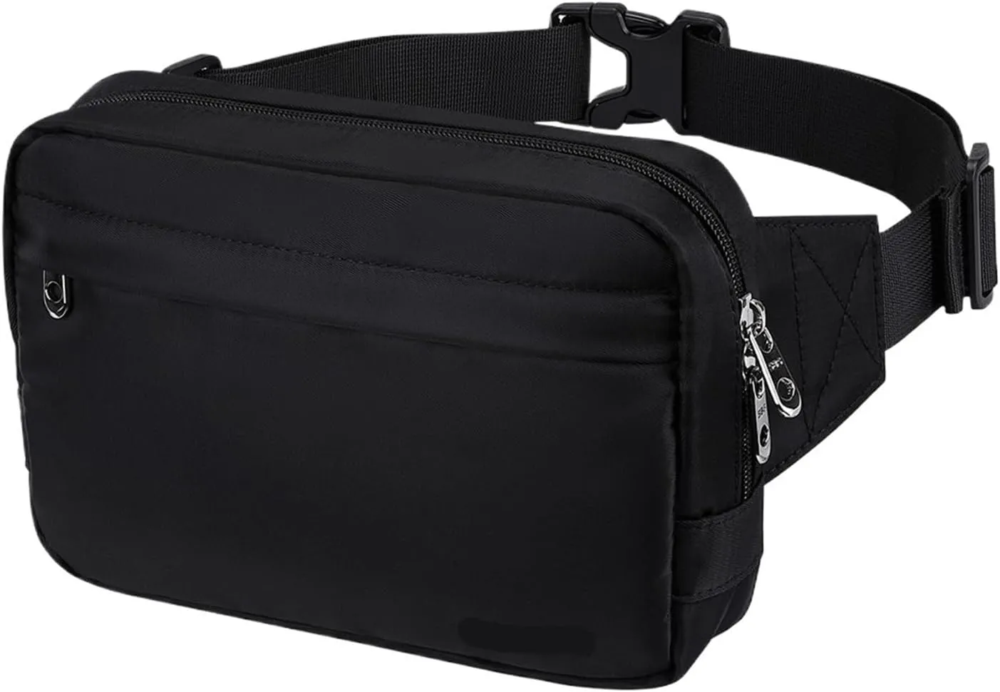 Waist Bag Belt Bag Women Men Crossbody Bags Theft Fashion Waist Packs Hiking Running Travel Walking(Black)