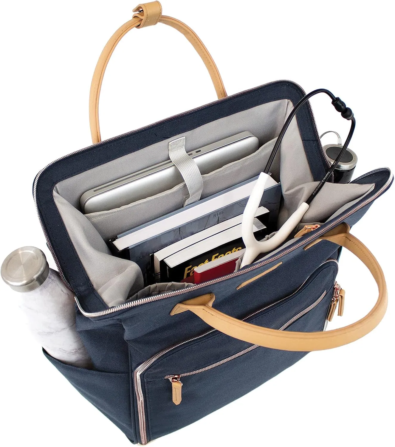 Water-Resistant Medical Clinical Teacher Nurse Bag for Work and Nursing Student Backpack Elements Select ES2806