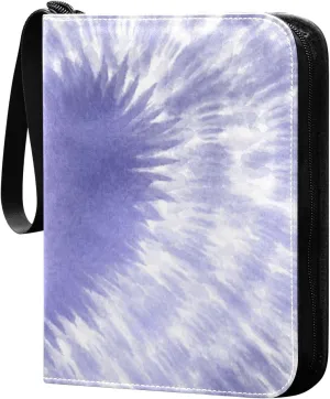 Watercolor Paint Trading Card Protectors Holder Collectible Album for Sports Card Collection Storage 400 pockets Game Card Binder