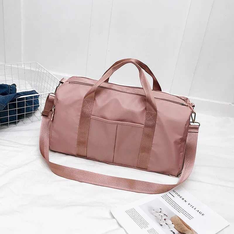Waterproof Nylon Sports Gym Bags For Men Women