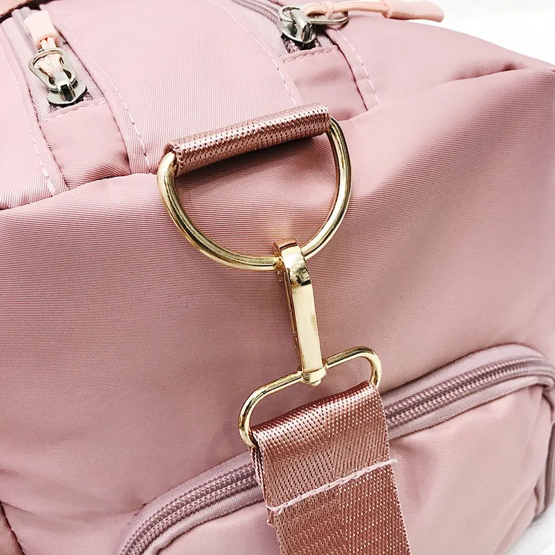 Waterproof Nylon Sports Gym Bags For Men Women