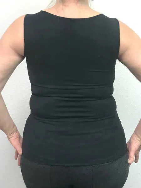 Wear Ease 951, Black V-Neck Torso Compression Vest