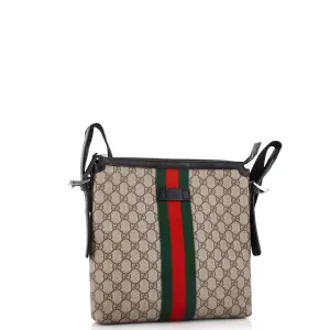 Web Messenger Bag GG Coated Canvas Medium