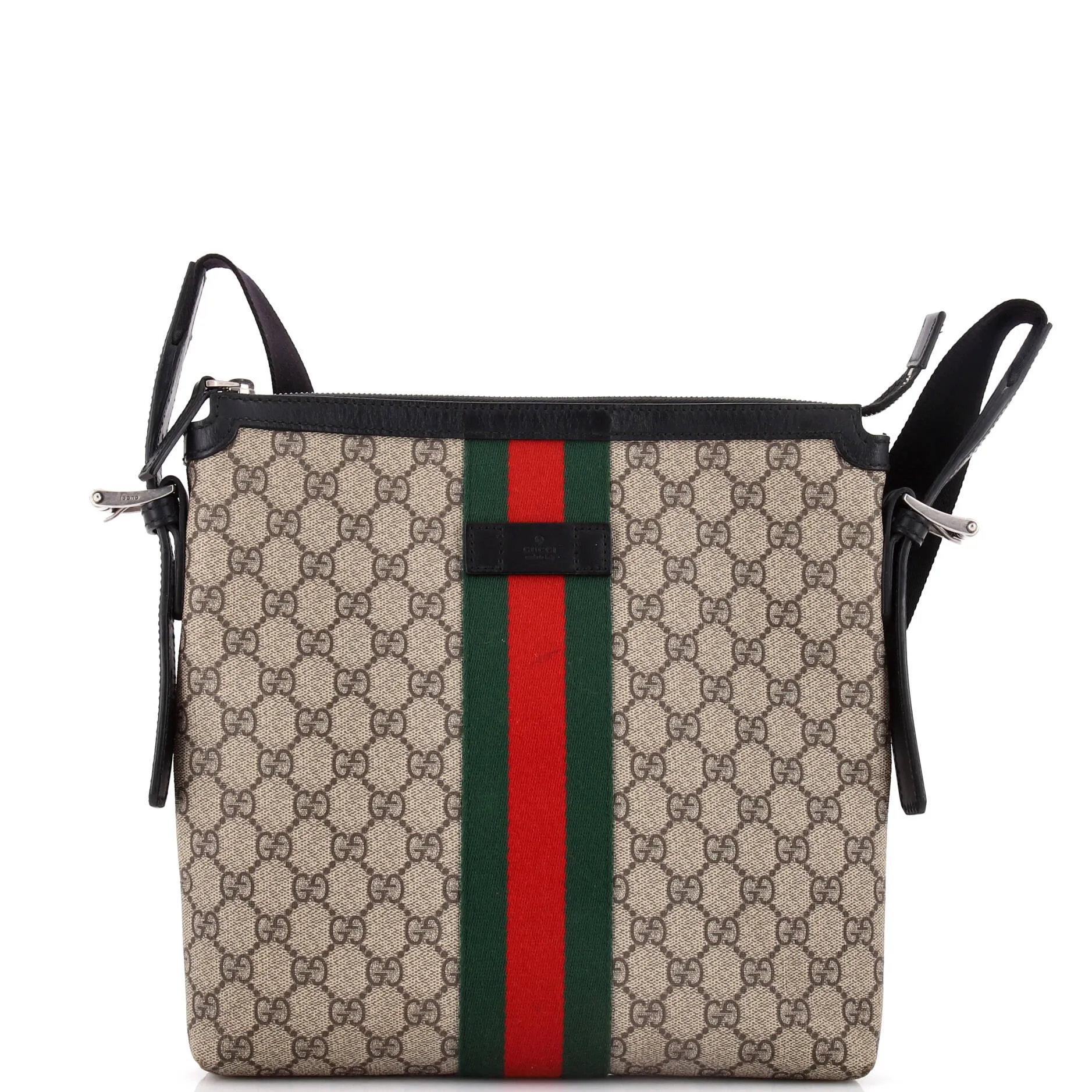 Web Messenger Bag GG Coated Canvas Medium