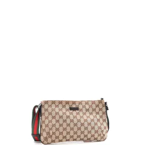 Web Strap Messenger Bag GG Canvas Small