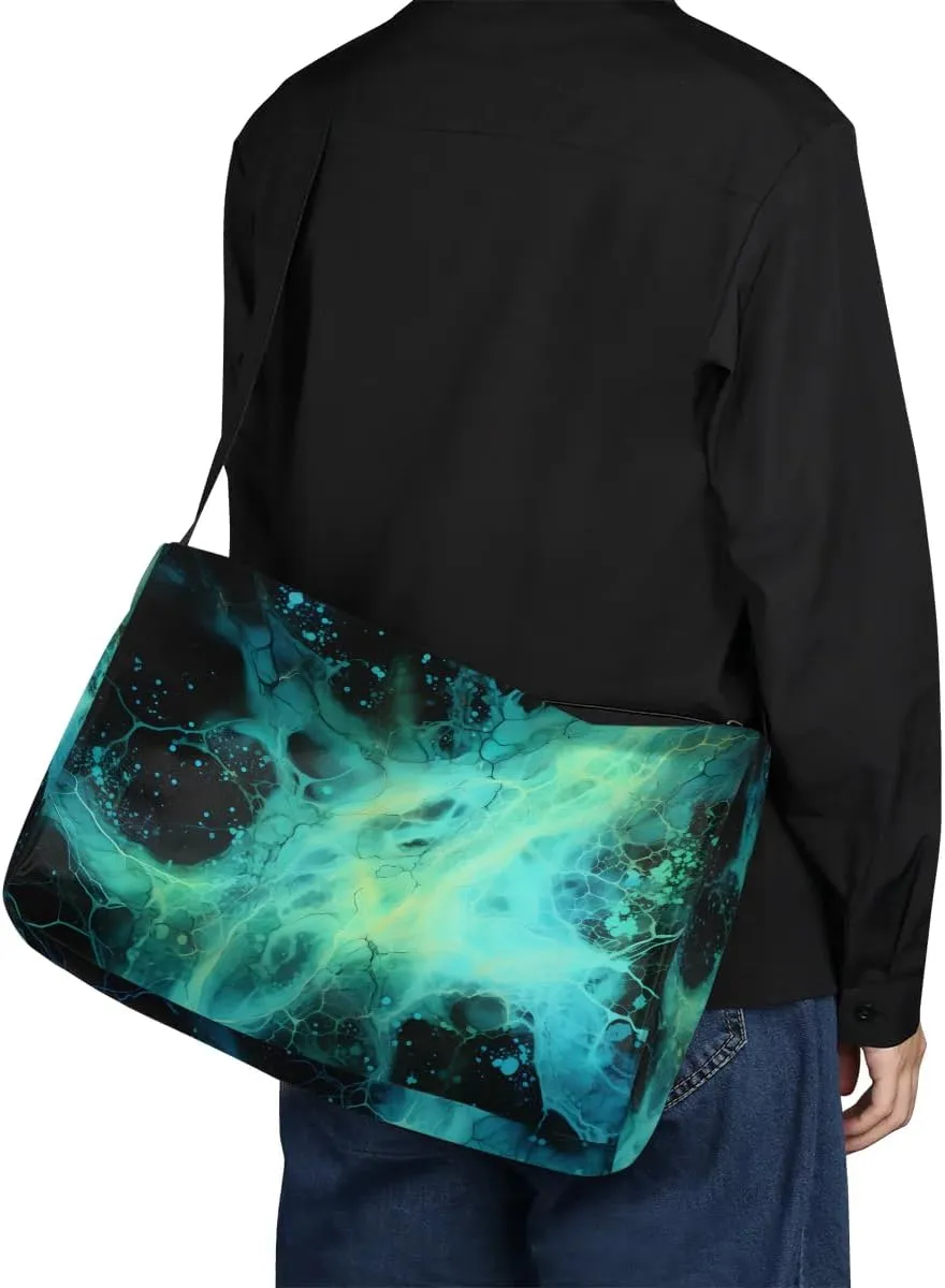 Weekend Bag Art Radiant Printing Cool Lightweight Carry On Duffel Bag Waterproof Gym Bag Pu Leather Duffle Bag for Workout Travel Sport