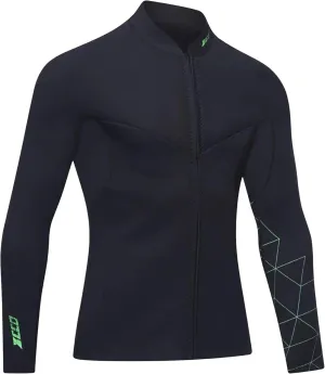Wetsuit Top Men&Women 1.5mm/3mm Neoprene Wetsuits Jacket,Front Zipper Long Sleeves Diving Suit for Swimming,Snorkeling,Scuba Diving,Surfing