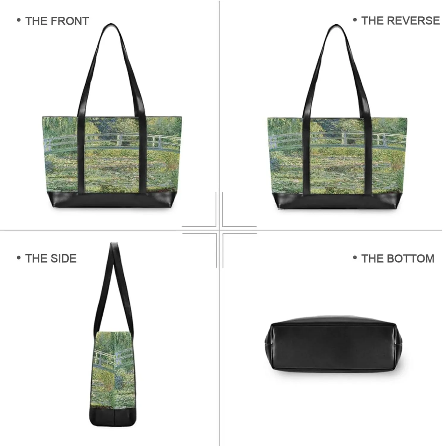 WIHVE Laptop Tote Bag for Women Laptop Handbag 15.6 Inch