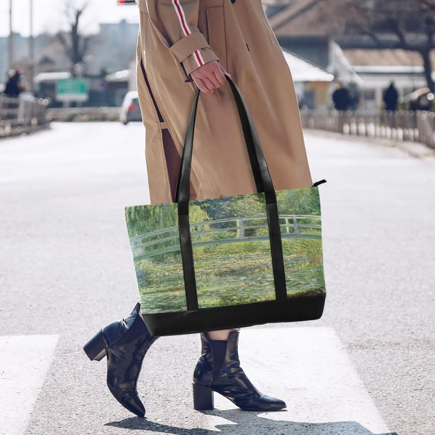 WIHVE Laptop Tote Bag for Women Laptop Handbag 15.6 Inch
