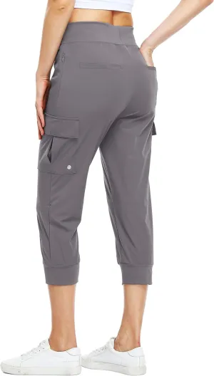Willit Women's Capris Pants Quick Dry Lightweight Hiking Athletic Casual