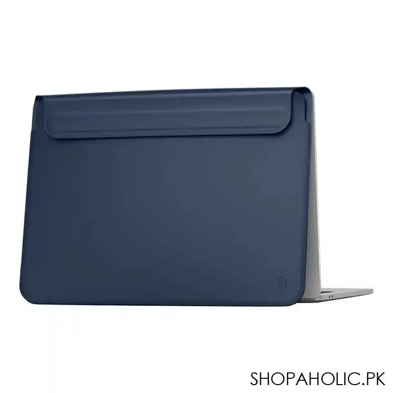 WIWU Skin Pro II Pu Leather Sleeve For Macbook Pro, 13" Air Navy Blue