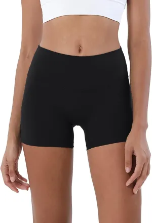 Women's Biker Shorts Workout Yoga Shorts for Women 5 Inches Spandex High Waisted Soft Biker Shorts Women Dance