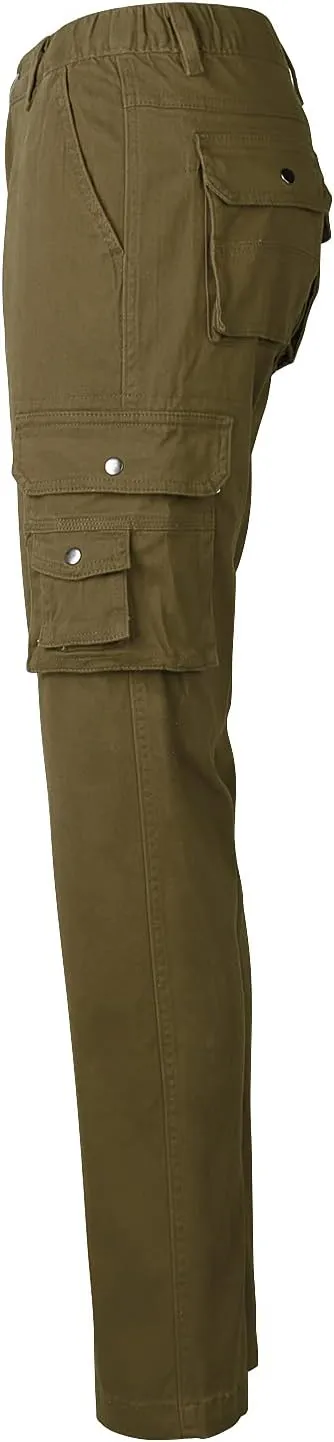 Womens Cargo Pants with Pockets Outdoor Casual Ripstop Camo Tactical Combat Work Pants