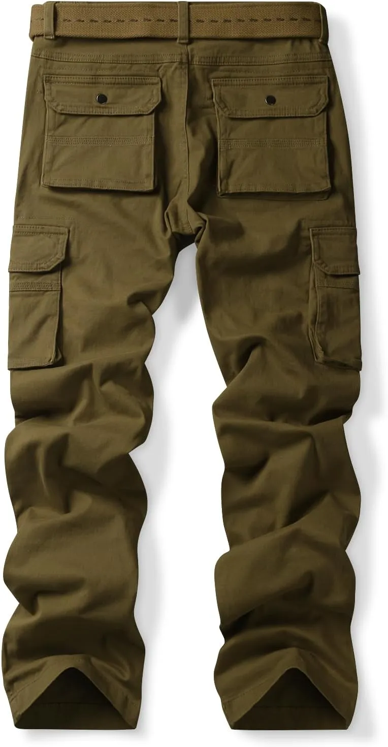 Womens Cargo Pants with Pockets Outdoor Casual Ripstop Camo Tactical Combat Work Pants