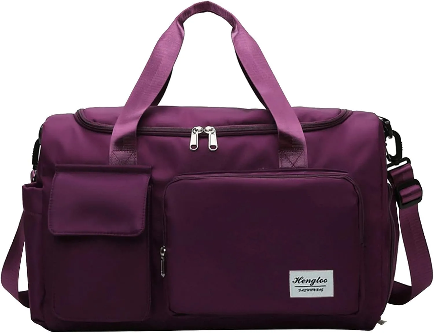 Womens Gym Bag with Shoes Compartment,28L Duffel Bags for Traveling,Gym Duffle Bag for Workout Sports Travel Yoga