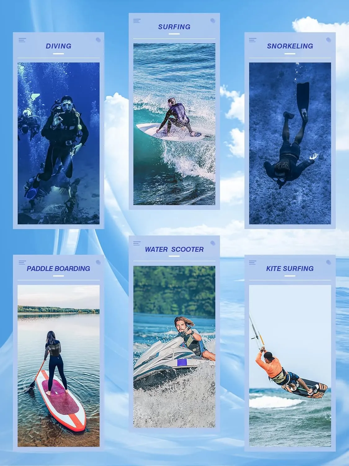 Women's Mens Full Wetsuit 2mm Neoprene Back Zipper Swimming Surfing Diving Snorkeling Wet Suits Cold Water Long Sleeve Thermal Swimsuit