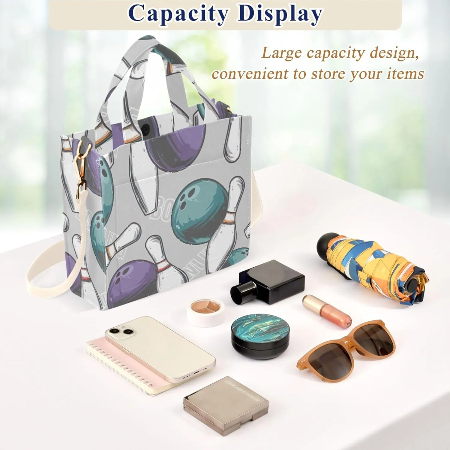 Womens Shoulder Tote Cute Duck White Yellow Beach Travel Tote Teacher Bride Friend Tote Laptop Big Purse Bag