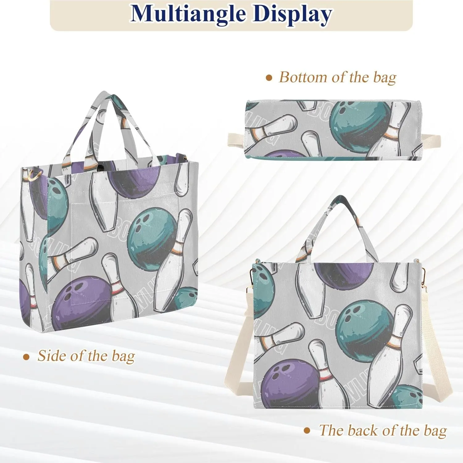 Womens Shoulder Tote Cute Duck White Yellow Beach Travel Tote Teacher Bride Friend Tote Laptop Big Purse Bag