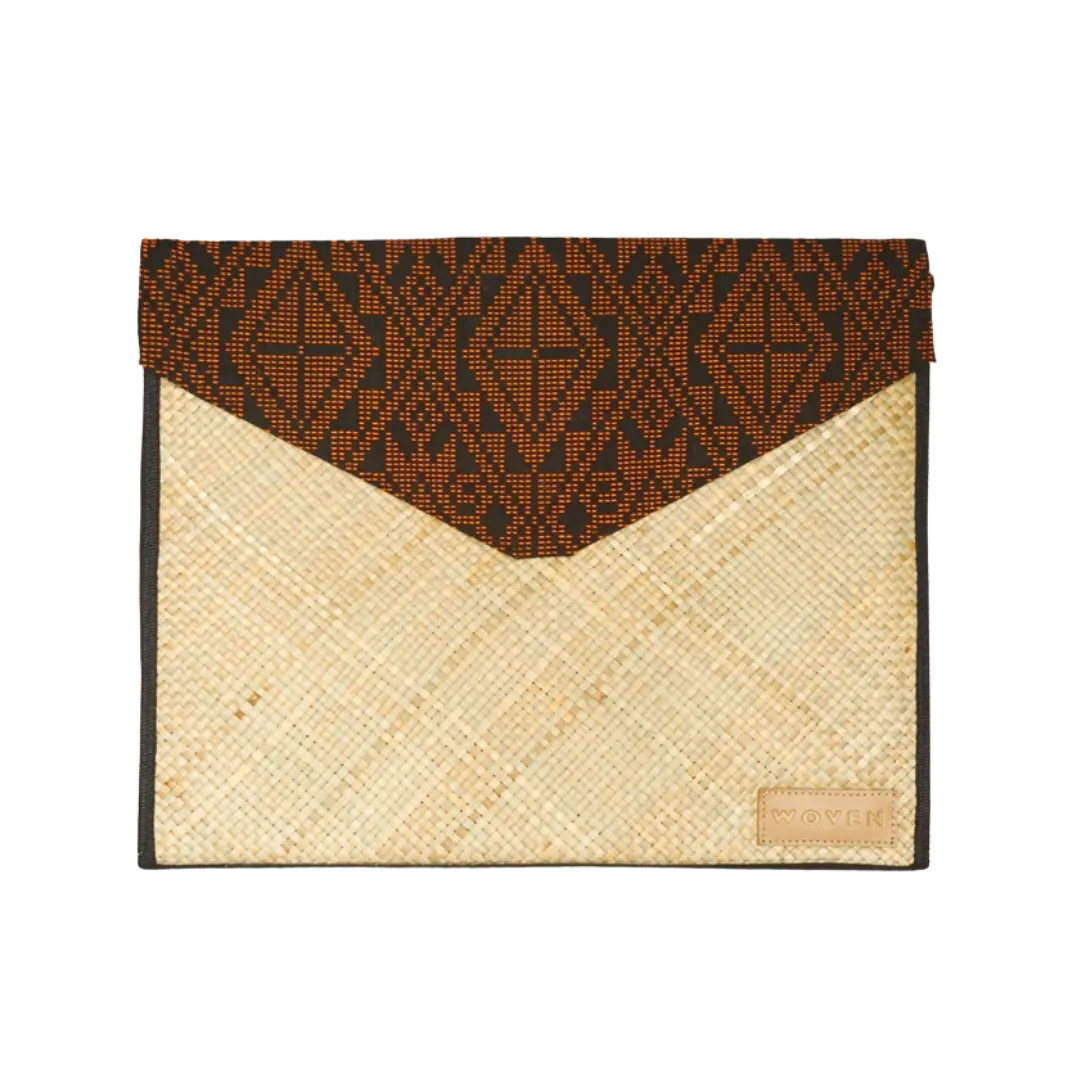 Woven Lingkat Tikog Grass and Indigenous Weaves Laptop Sleeve