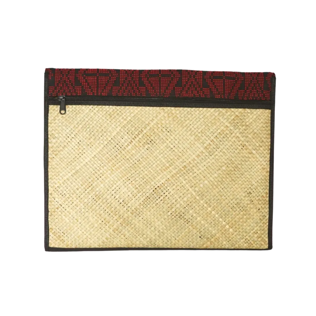 Woven Lingkat Tikog Grass and Indigenous Weaves Laptop Sleeve
