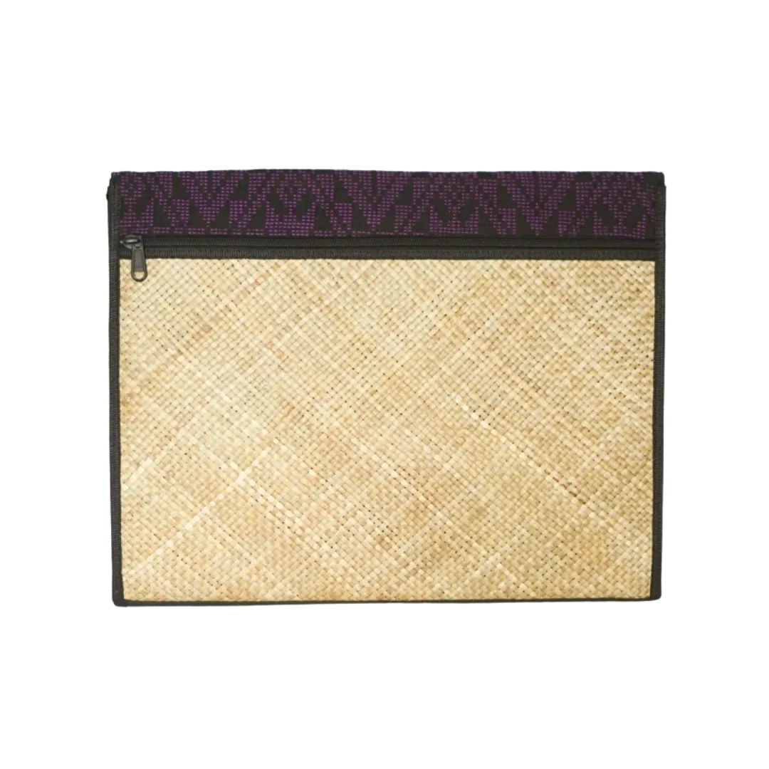 Woven Lingkat Tikog Grass and Indigenous Weaves Laptop Sleeve