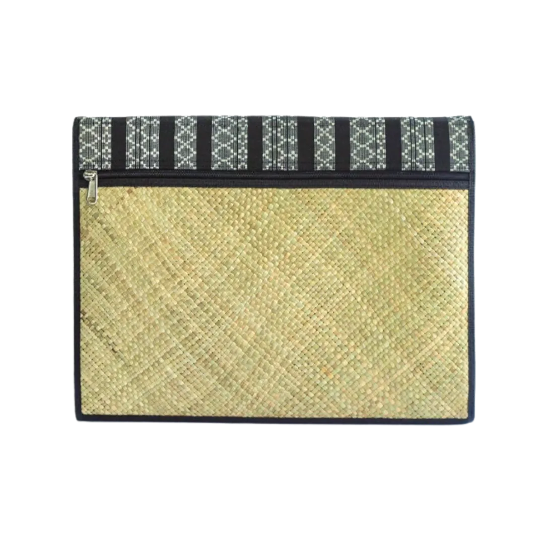 Woven Lingkat Tikog Grass and Indigenous Weaves Laptop Sleeve