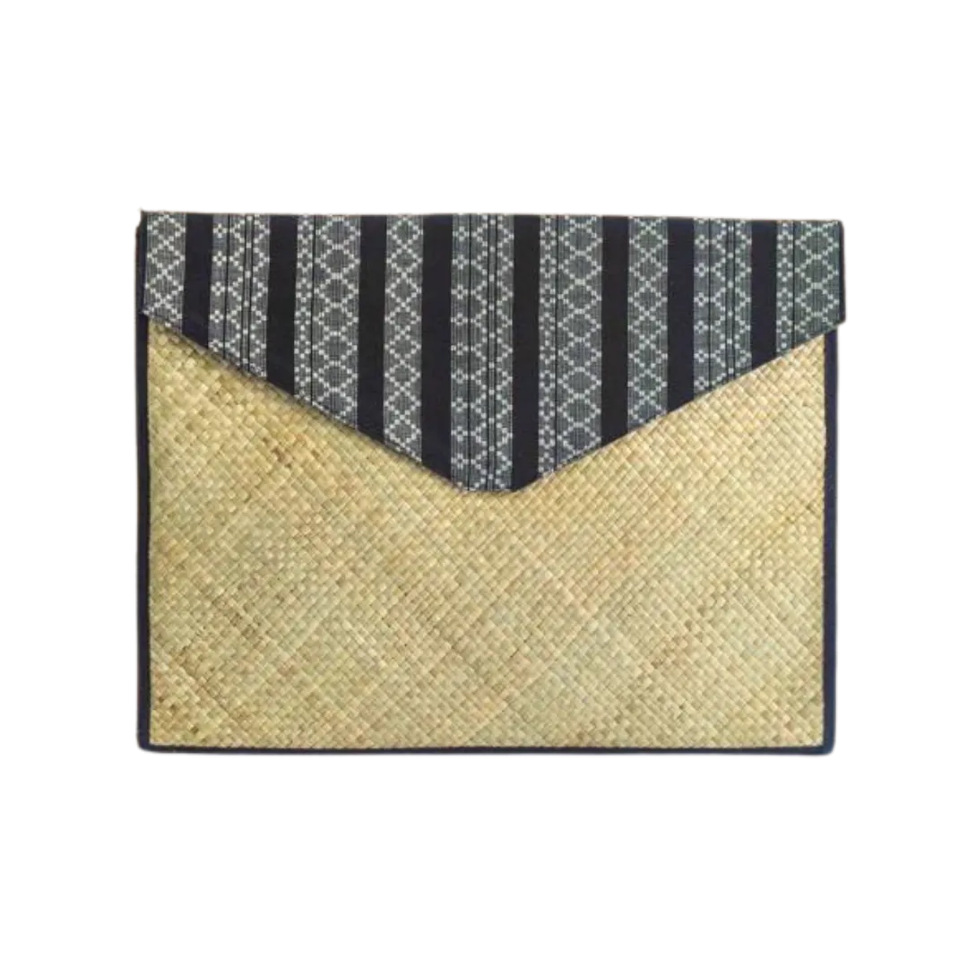 Woven Lingkat Tikog Grass and Indigenous Weaves Laptop Sleeve