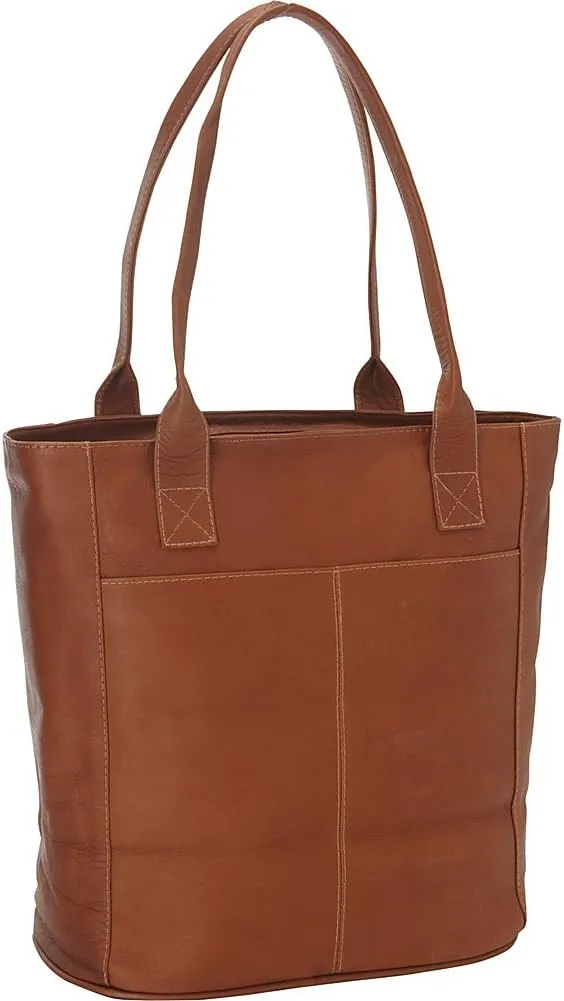 XL Laptop Tote Bag, Saddle, One Size