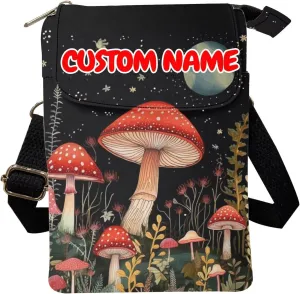 Xpyiqun Canvas Cross-body Bags for Women Small Cellphone Purse Shoulder Handbag