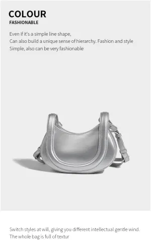 Y2K Fashion Handbag for Women, Aesthetic Fashion Top Handle Bag Crossbody Shoulder Handbags for Women Ladies Harajuku (silver)