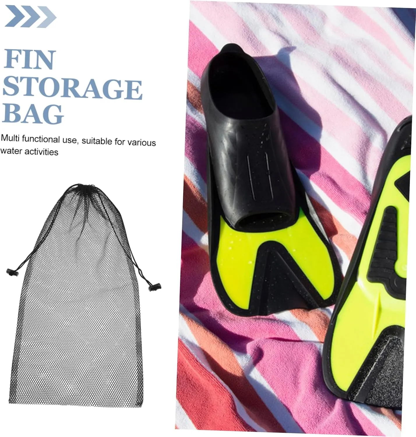 YARNOW Fins Storage Bag Mesh Bags Age Bags Gym Bag Aging Bags Scuba Diving Gear Swim Equipment Bag Snorkel Mesh