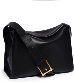 zency 100% Soft Genuine Leather For Female Large Simple Vintage Bucket Bag Women Luxury Shoulder Bags Casual Pillow Crossbody