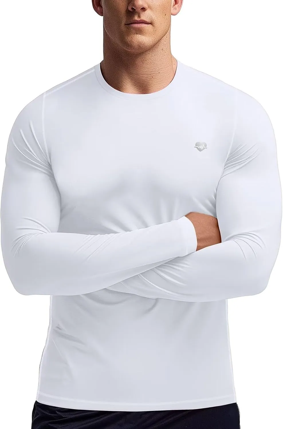 Zengjo Mens Baselayer Shirt Long Sleeve Athletic Running T Shirts Lightweight Undershirt