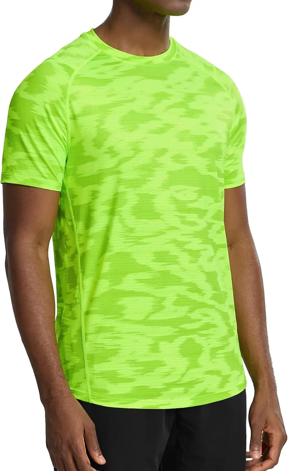Zengjo Mens Workout Shirts Quick Dry Short Sleeve Athletic Running Gym T Shirt