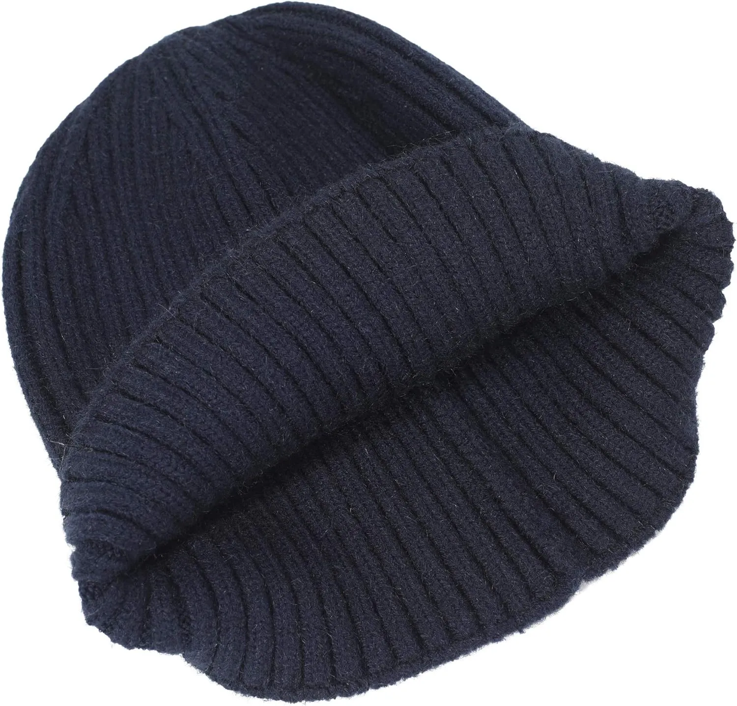 ZLYC Men Winter Knit Fisherman Beanie Hat Fashion Warm Daily Skull Cap